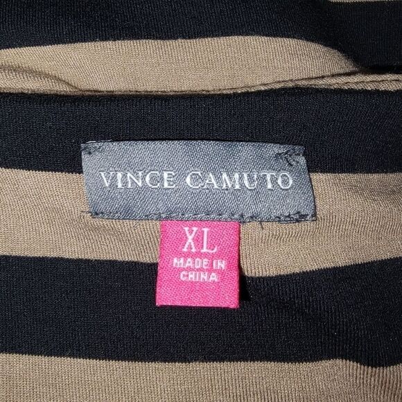 Vince Camuto striped layered blouse top size XL - Picture 5 of 6